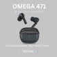 TecSox Omega 471 Wireless Earbud With Comfortable Fit | IPX Water Resistant