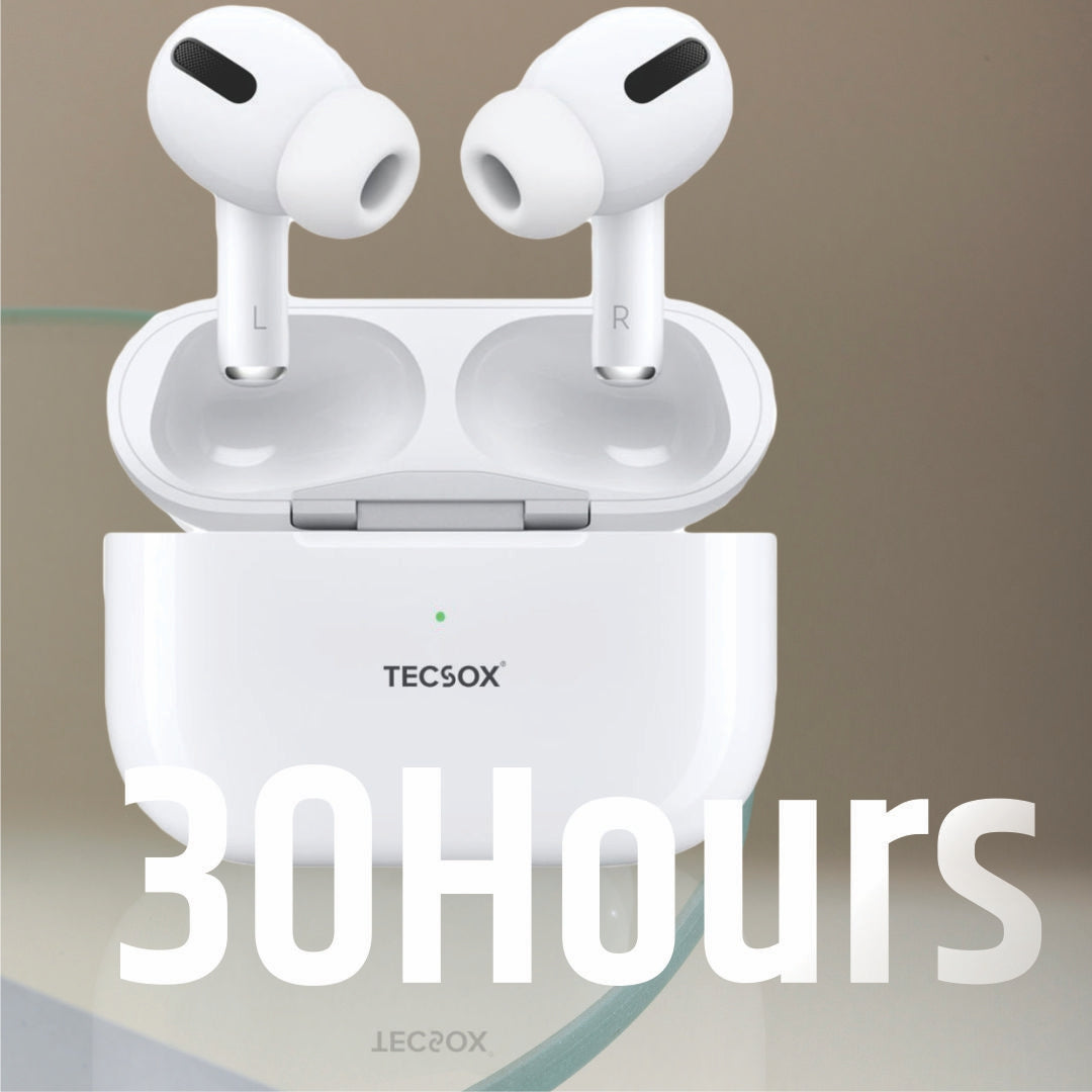 Buy TecPod Pro Black Matt Bluetooth Earbuds | Deep Bass | Water Resistant