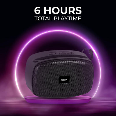 Get Tecsox Stone 351 Bluetooth Speaker with 6 Hour Paytime - TecSox
