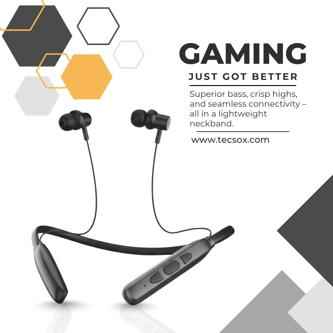 Bluetooth Neckband Jazz 251 | 30 Hr Long Battery Life