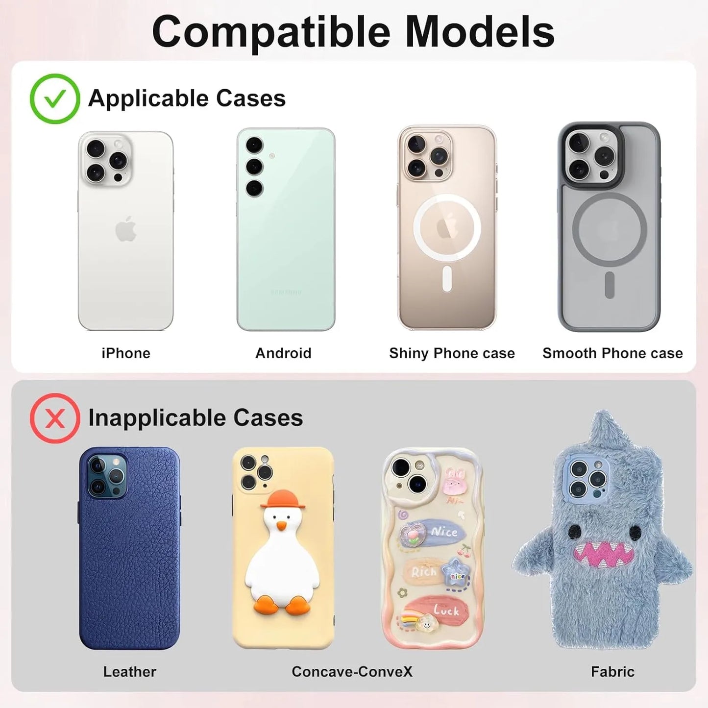 TecSox Silicone Suction Cup Phone Case | Strong Grip Holder