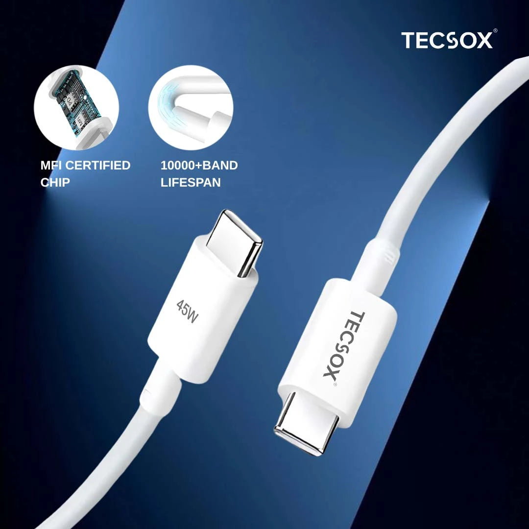 Type C Gan Charger + Type C To C Cable | 35Watt Under | ₹1000