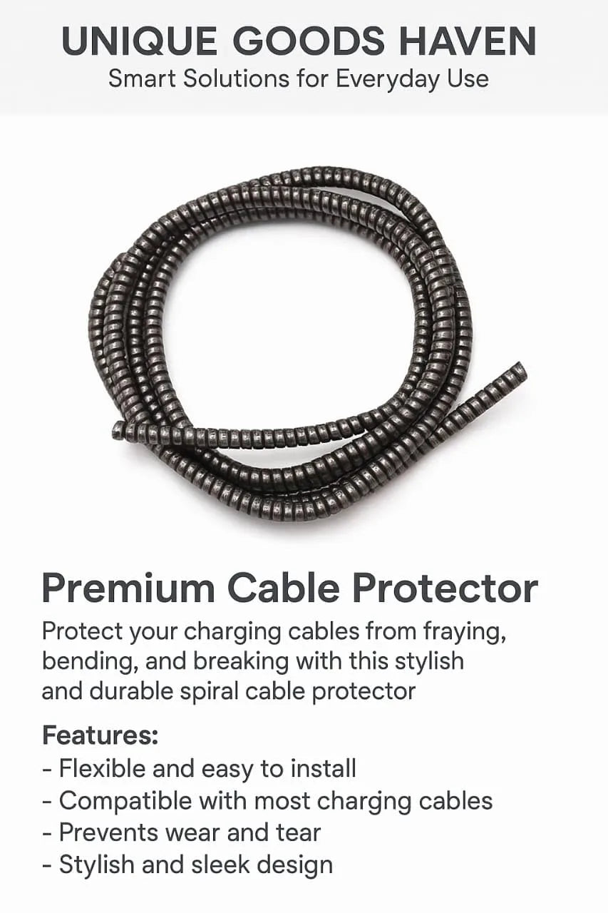 TecSox Spiral Cable Protector | Grey Silver
