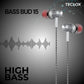 TecSox  Bass Bud15  Earphones Online | Under Rs.299
