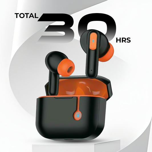 TecSox Pro 1 Bluetooth Earbud | Built in ENC Mic | Embrace Voice | 30 Hr Playtime | IPX Water Resistant