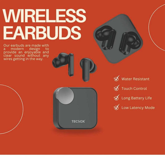 Buy TecSox Pro 6 Wireless Earbud With Comfortable Fit - TecSox