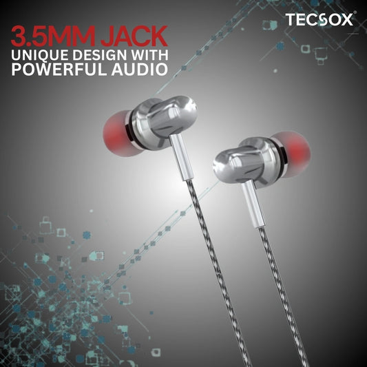 TecSox  Bass Bud15  Earphones Online | Under Rs.299