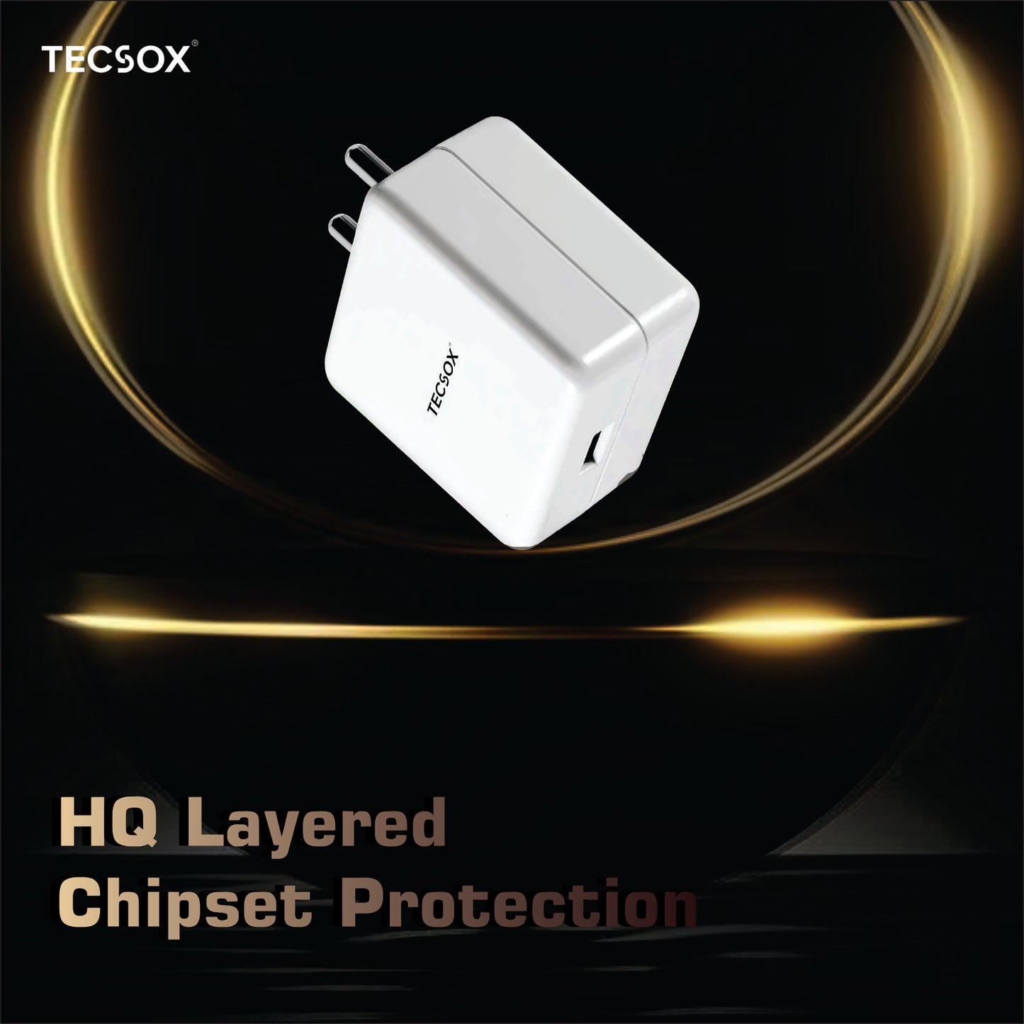 TecSox 100W Mobile Charger | 100W SUPER VOOC Charging | Travel Companion | For All Android Devices