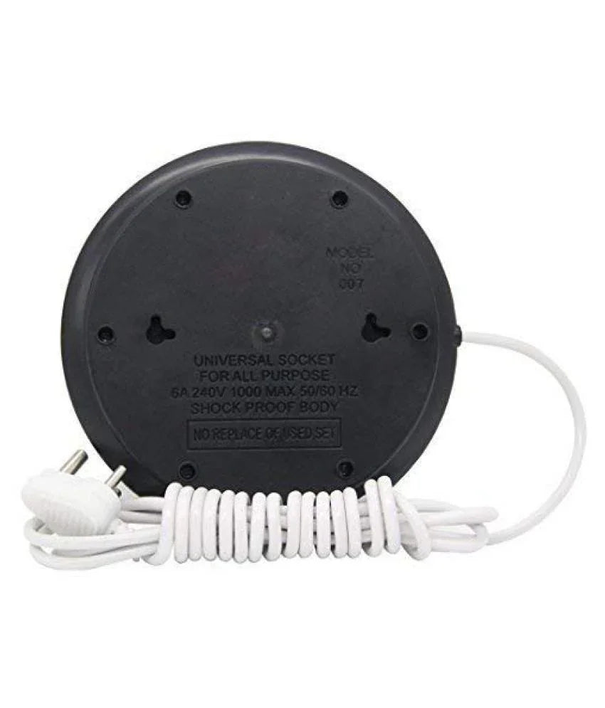 TecSox 8 Pin Extention Board with Master Switch | 2.7 m length with Fuse and International Sockets