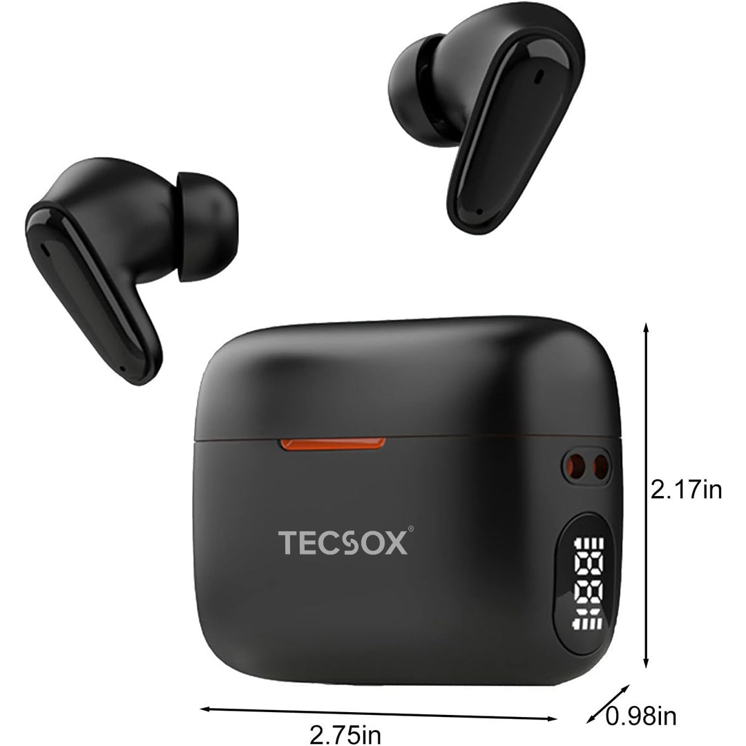 TecSox Dynamo Bluetooth Earbud | 24 Hr Play Time | Balanced Audio | IPX Water Resistant