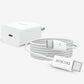 Order 25W Charger for Samsung Smartphones | Type C Charger + Type C To C Cable