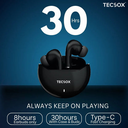 Buy TecSox Omega Wireless Earbud With Comfortable Fit