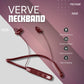 TecSox Verve Bluetooth Neckband | Metallic Touch + High Bass