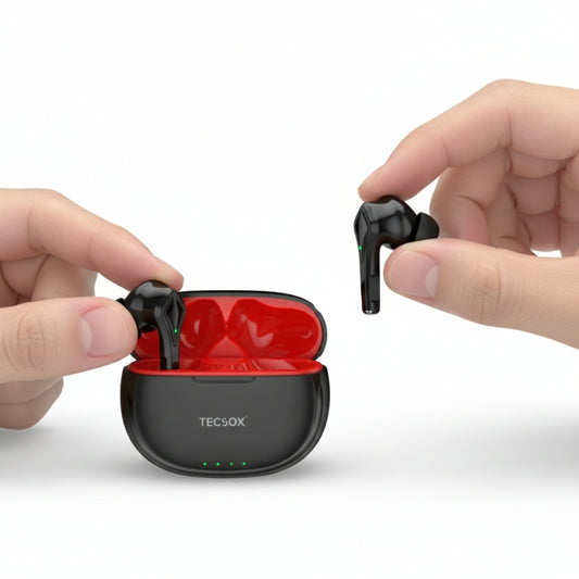 Buy TecSox Neo231 Wireless Earbud With Deep Bass & Comfortable Fit