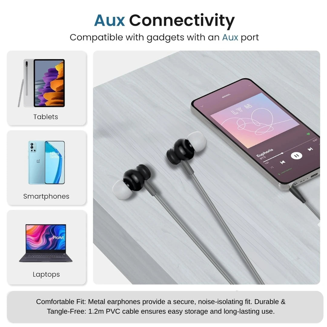 TecSox  Bass Bud23  Earphones Online | Under Rs.299