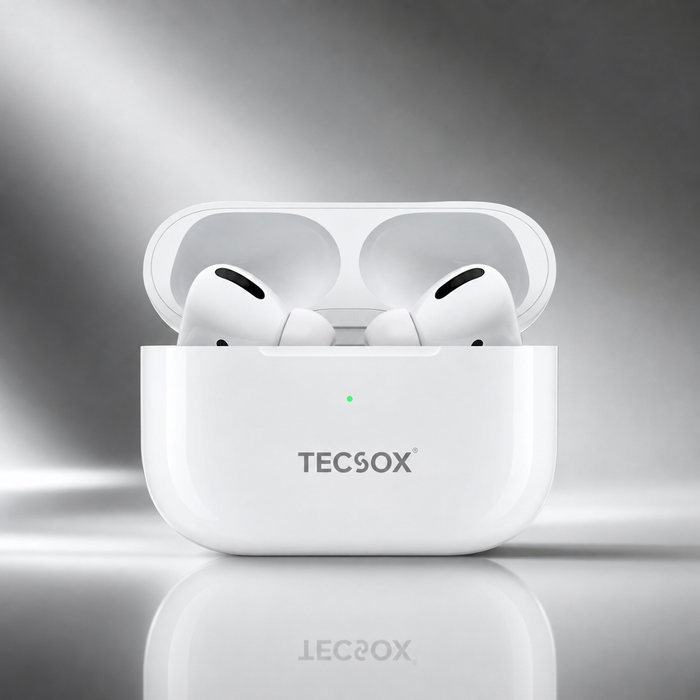 Buy Combo TecPod Max White Bluetooth Earbuds | Deep Bass