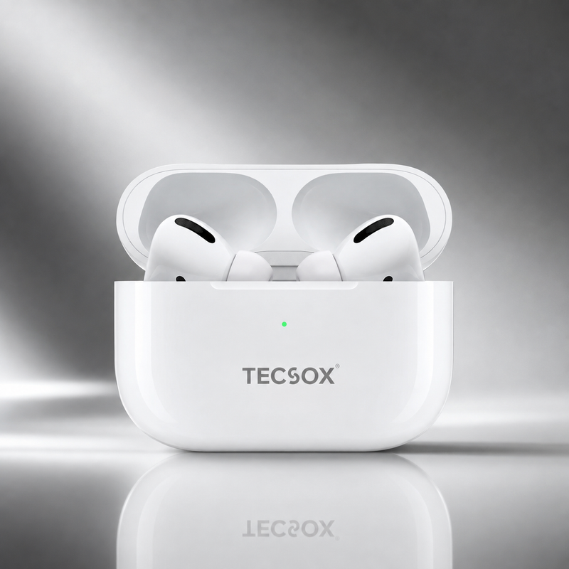 Buy TecPod Max White Bluetooth Earbuds | Deep Bass | 30-hour playtime
