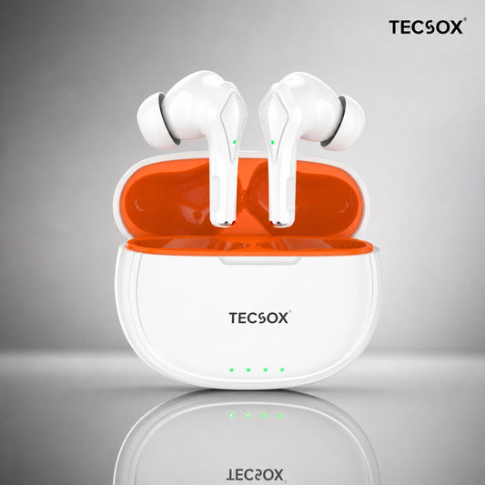 TecSox Neo231 Wireless Earbud With Deep Bass & Comfortable Fit | IPX Water Resistant