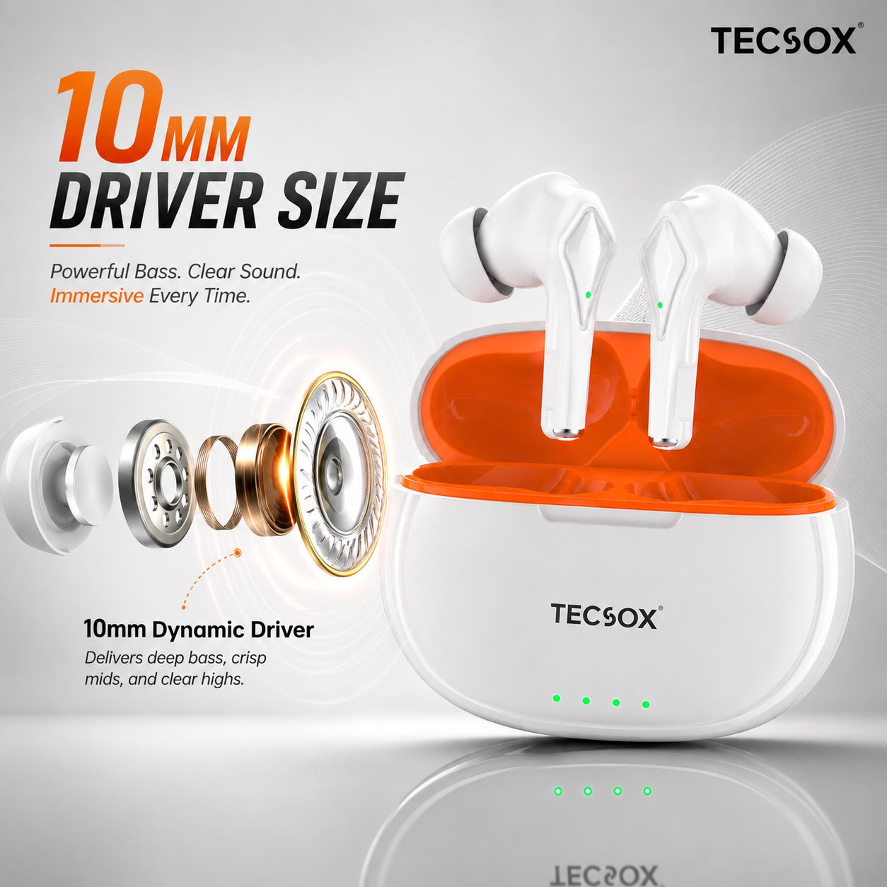 Buy Combo TecSox Neo231 Wireless Earbud With Deep Bass