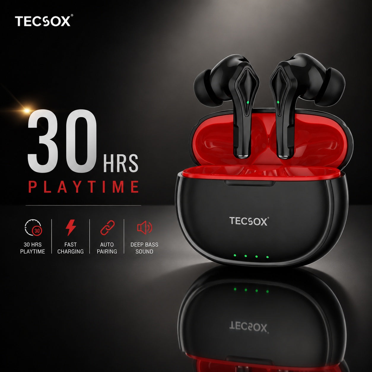 Buy Combo TecSox Neo231 Wireless Earbud With Deep Bass