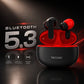 TecSox Pulse 611 Bluetooth Earbuds | Bluetooth 5.3 | 30Hr Play Time | Deep Bass Airpods