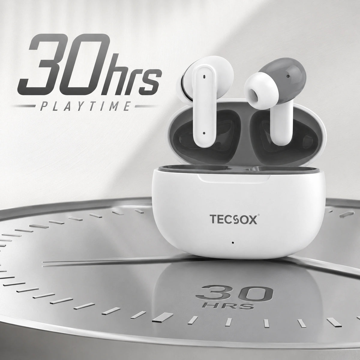 Order TecSox Pulse 611 Bluetooth Earbuds | Deep Bass | 30 Hour Play time