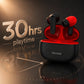 TecSox Pulse 611 Bluetooth Earbuds | Bluetooth 5.3 | 30Hr Play Time | Deep Bass Airpods