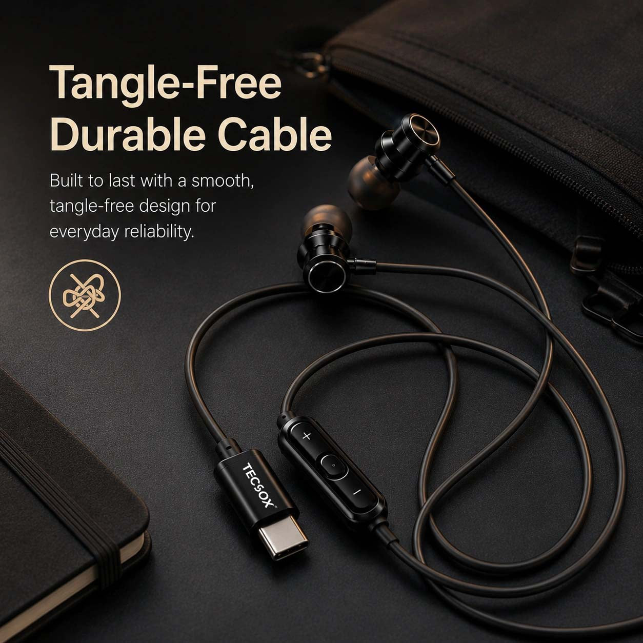 TecSox Bass Bud Earphones 251 | Deep Bass & Balanced Sound