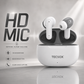 TecSox Pulse 611 Bluetooth Earbuds | Bluetooth 5.3 | 30Hr Play Time | Deep Bass Airpods