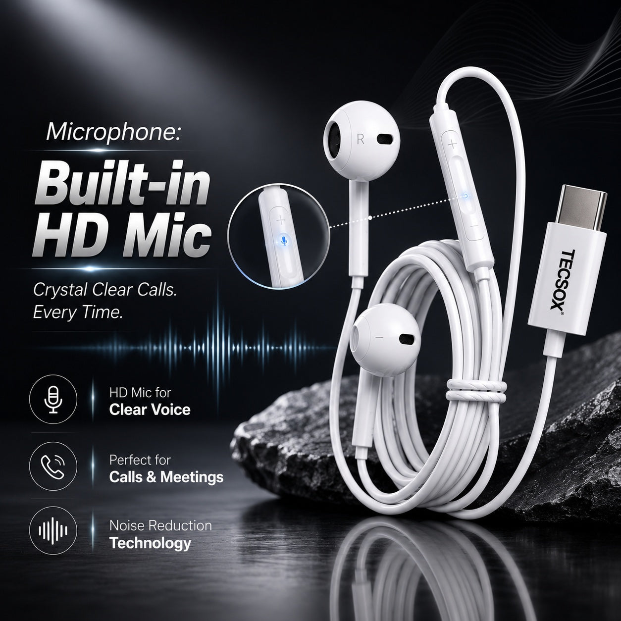 TecSox Bass Buds 341 |  Deep Bass with Clear Vocals