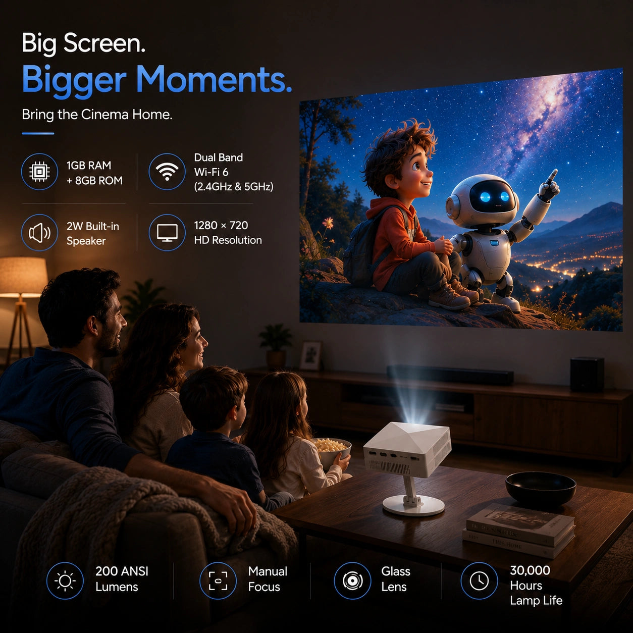 TecSox Prime Projector Online | 4K Decoding Support | Wi-Fi 6