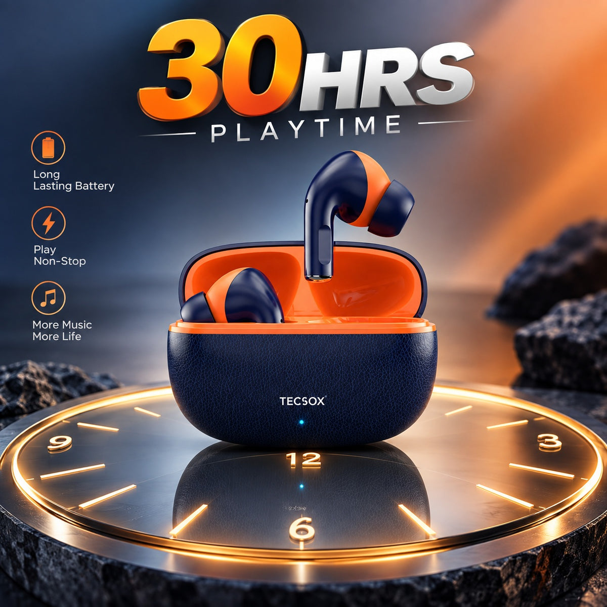 Buy Combo TecSox Bullet T23 | Balanced Sound with 30 Hr Playtime