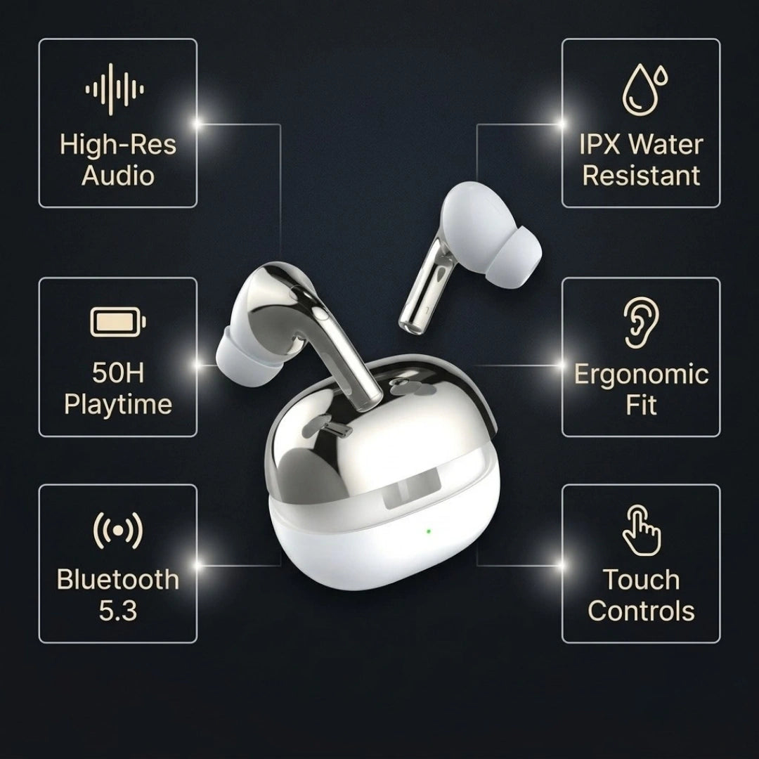 TecSox Omega 471 Wireless Earbud With Comfortable Fit | IPX Water Resistant
