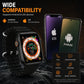 TecSox 2.19" Screen Size Metal Shield | Smart Watch| Wireless Charging