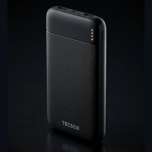 TecSox Power Pack | 10000 mAh Powerbank | 15W