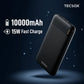 TecSox Power Pack | 10000 mAh Powerbank | 15W