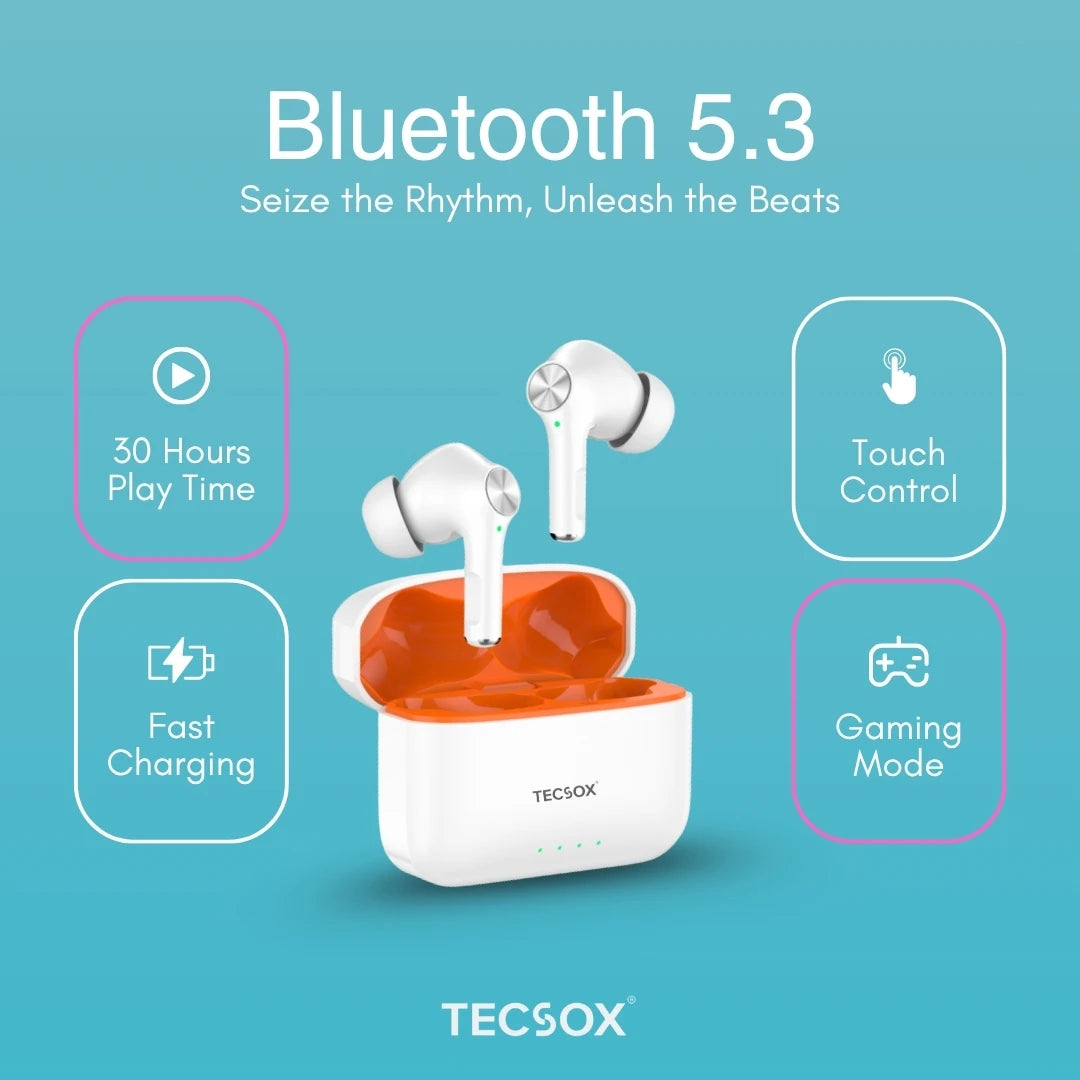 Buy TecSox Neo411 Wireless Earbud With Comfortable Fit