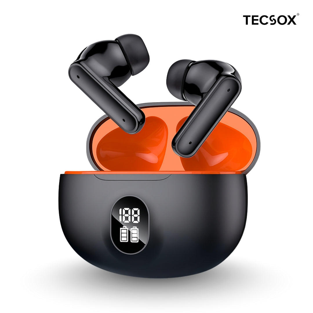 Order TecSox Pulse411  Bluetooth Earbuds | Deep Bass | Under ₹1000