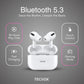TecPod Pro Earbuds 30Hr Playtime | 5.3 V Bluetooth Earbuds | Deep Bass | Water Resistant