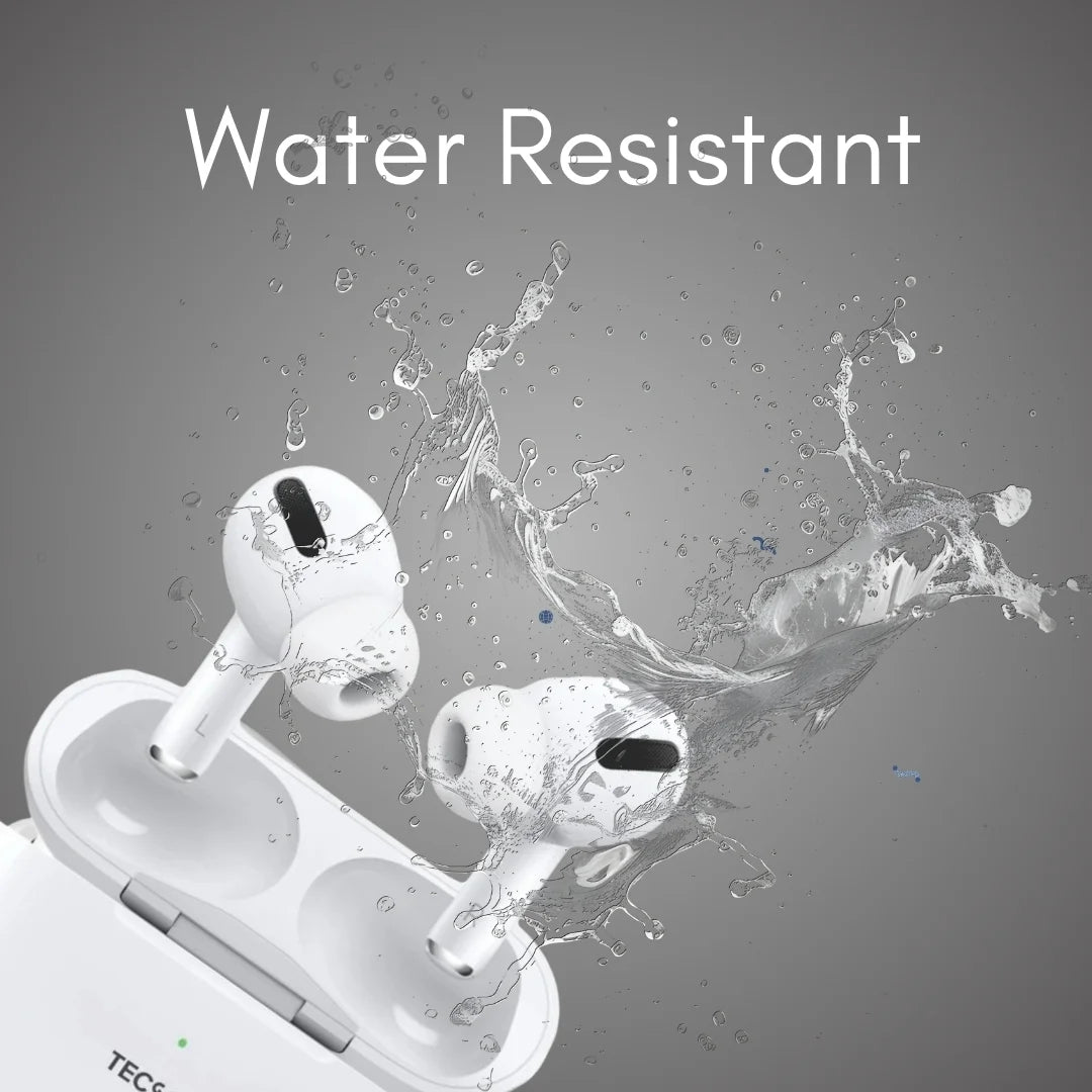TecPod Pro Earbuds 30Hr Playtime | 5.3 V Bluetooth Earbuds | Deep Bass | Water Resistant
