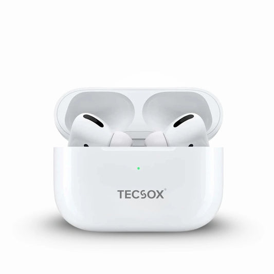 Buy TecPod Max White Bluetooth Earbuds | Deep Bass | 30-hour playtime
