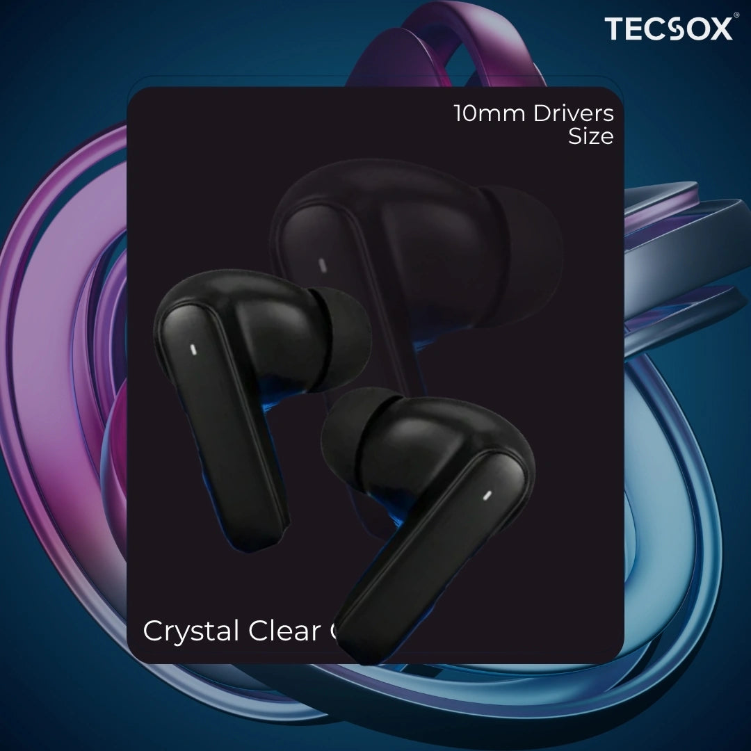Order TecSox Pulse 611 Bluetooth Earbuds | Deep Bass | Under ₹1000