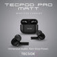TecPod Pro Earbuds 30Hr Playtime | 5.3 V Bluetooth Earbuds | Deep Bass | Water Resistant
