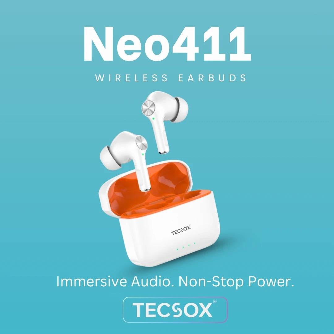 Buy TecSox Neo411 Wireless Earbud With Comfortable Fit