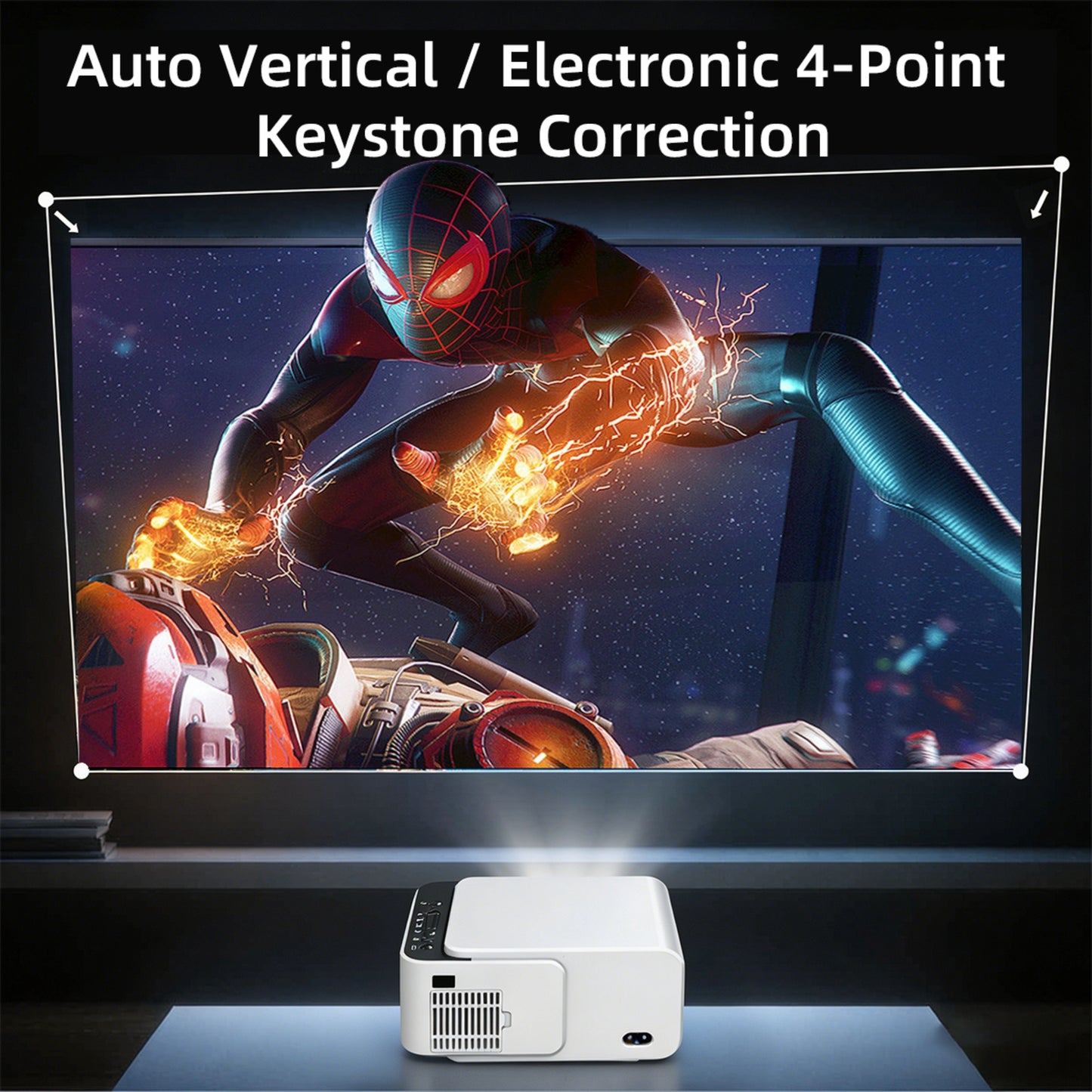 TecSox Revo Projector Online | 4K Video | Android 13 | Under ₹7000