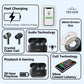 TecSox Tecpods Pro 2 Bluetooth Earbud With Deep Bass & Comfortable Fit | IPX Water Resistant