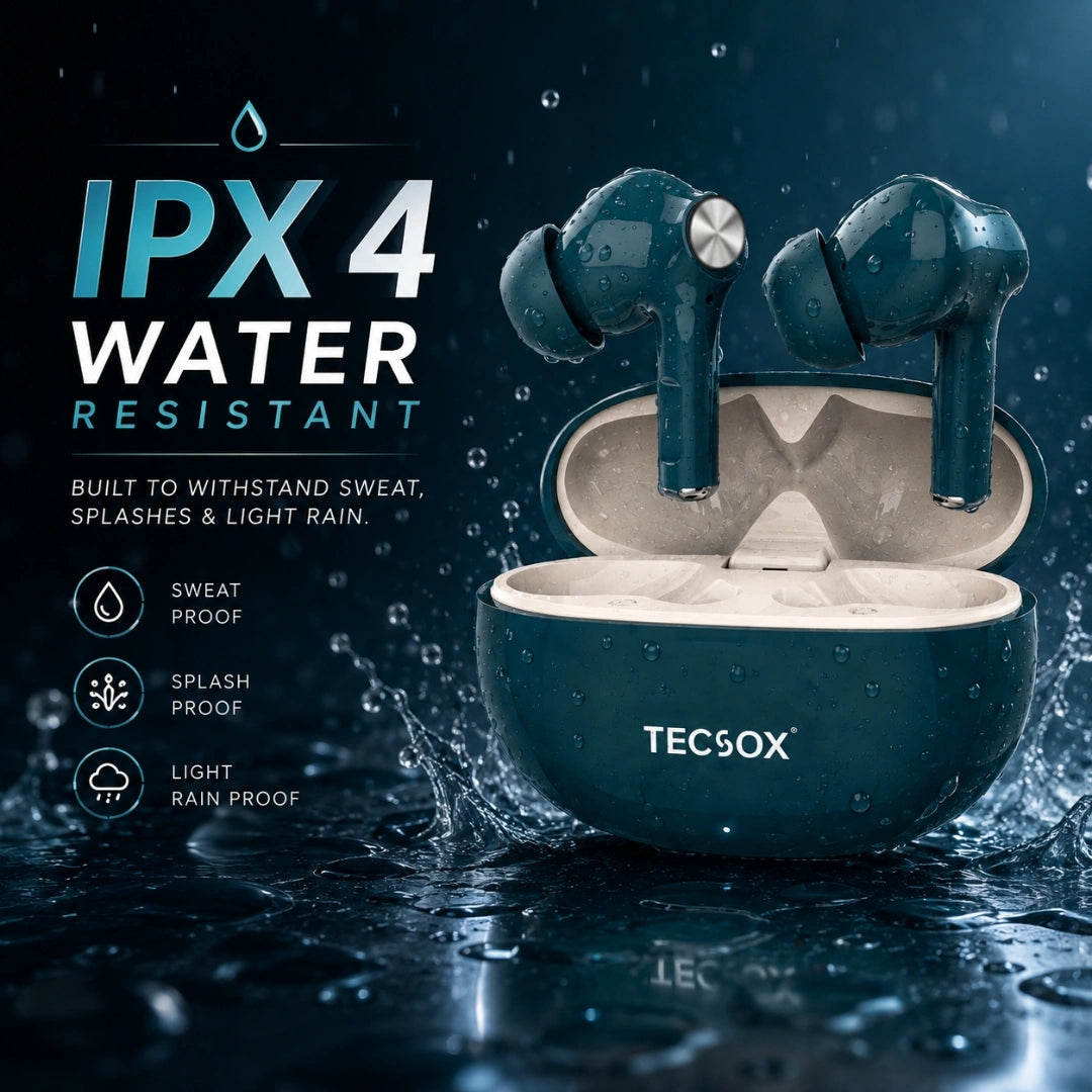 Buy TecSox Neo411 Wireless Earbud With Deep Bass & Comfortable Fit