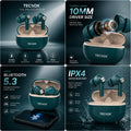 Buy TecSox Neo411 Wireless Earbud With Deep Bass & Comfortable Fit 21