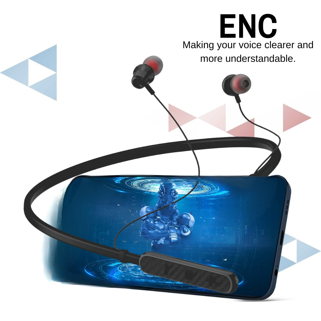 Spark711 Bluetooth Neckband | ENC | 30 Hr  | IPX Water Resistant