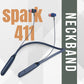 Spark411 Bluetooth Neckband | ENC | 30 Hr  | IPX Water Resistant